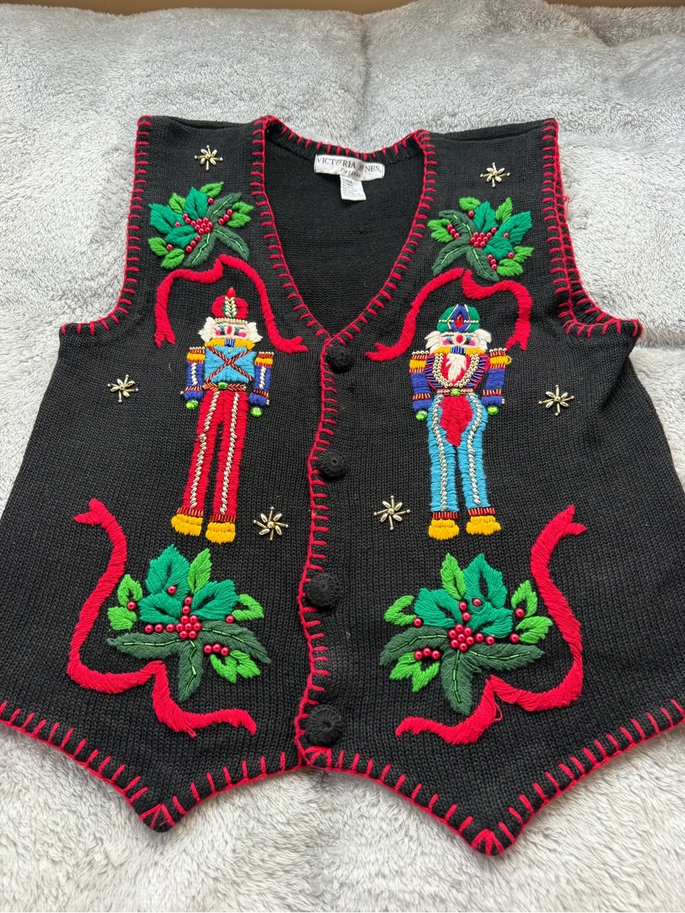 Victoria Jones Christmas vest